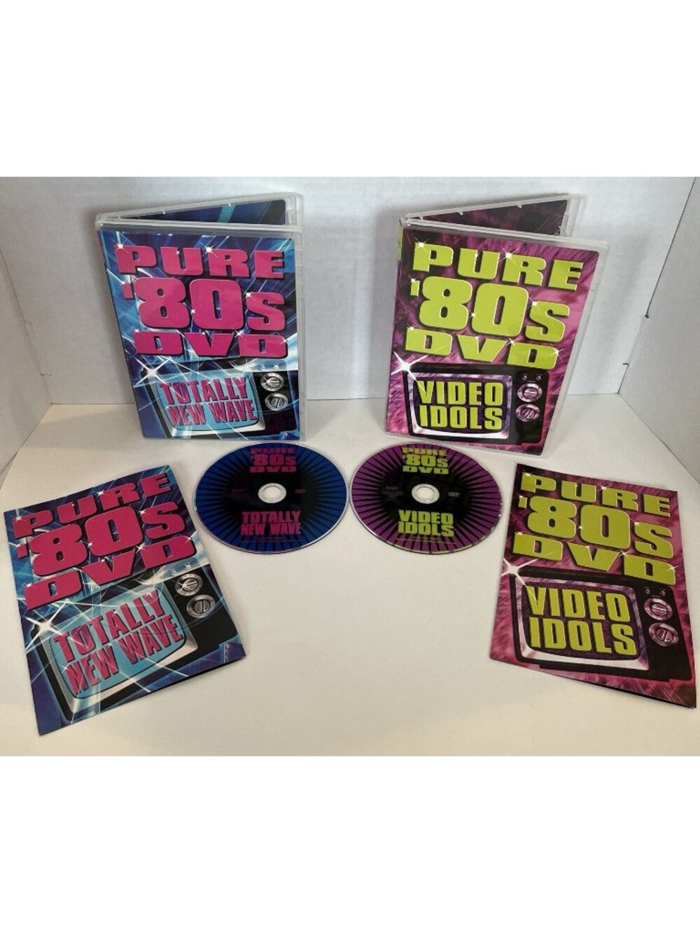 Pure 80' DVD: Video Idols And Totally New Wave Lot 2006-2007 Tested And Work